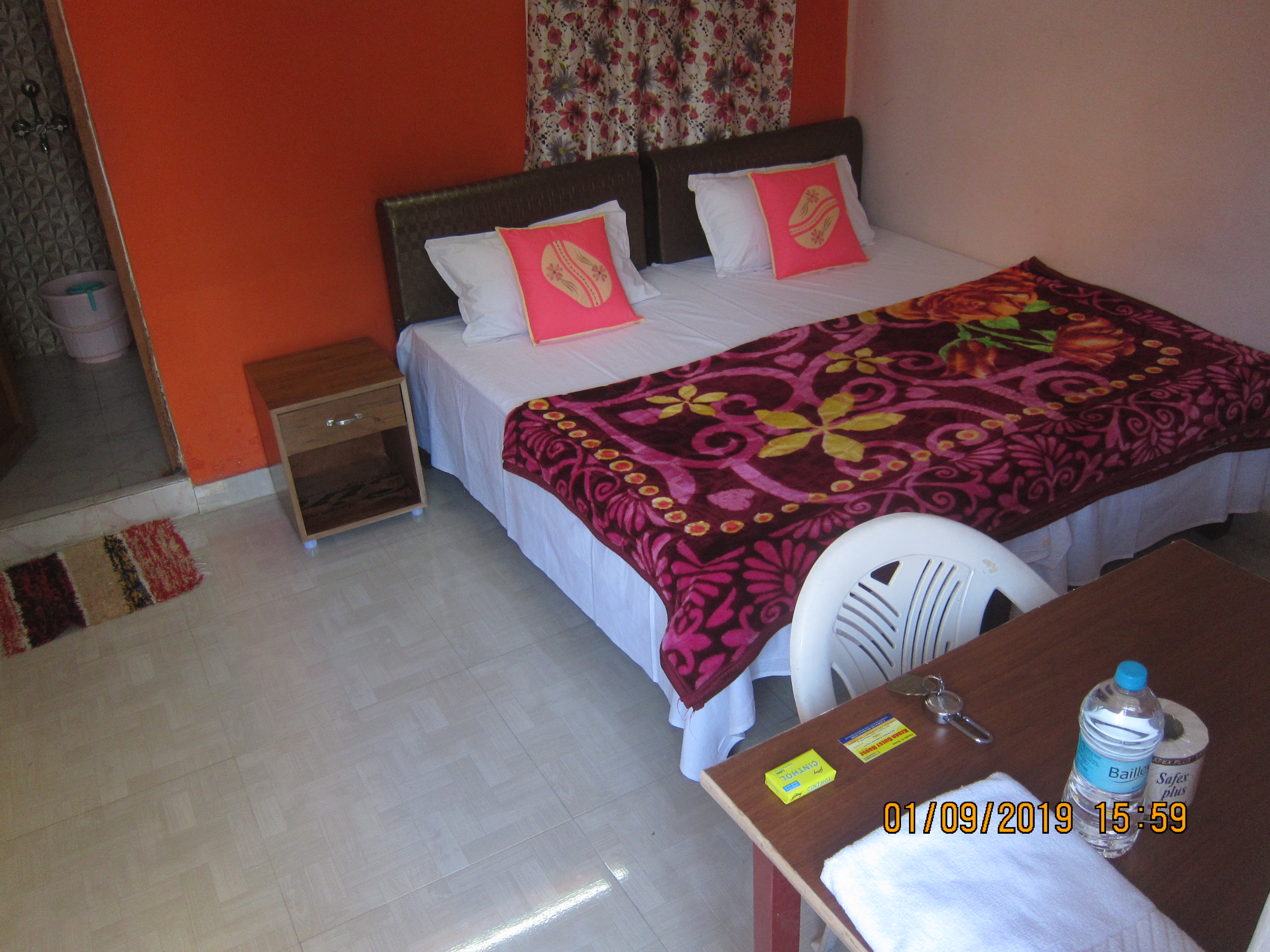 Double Bed Room with Balcony (Varanasi)